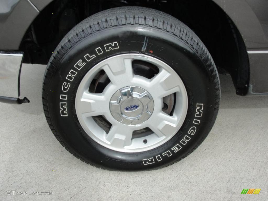 2005 F150 XLT SuperCrew - Dark Stone Metallic / Tan photo #12