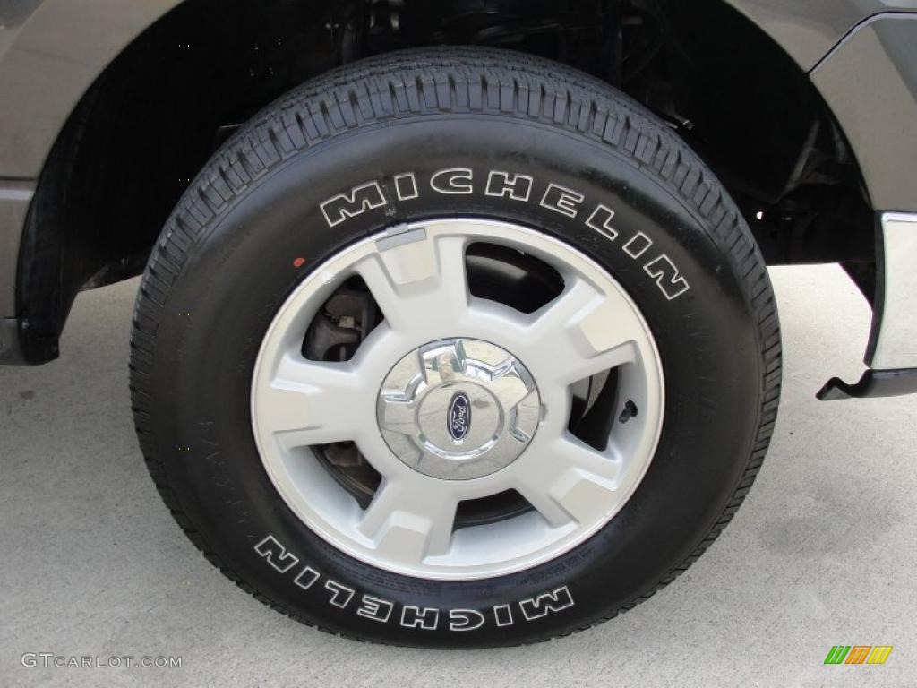2005 F150 XLT SuperCrew - Dark Stone Metallic / Tan photo #15