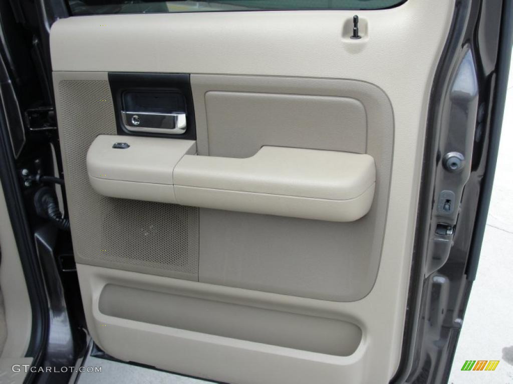 2005 F150 XLT SuperCrew - Dark Stone Metallic / Tan photo #22