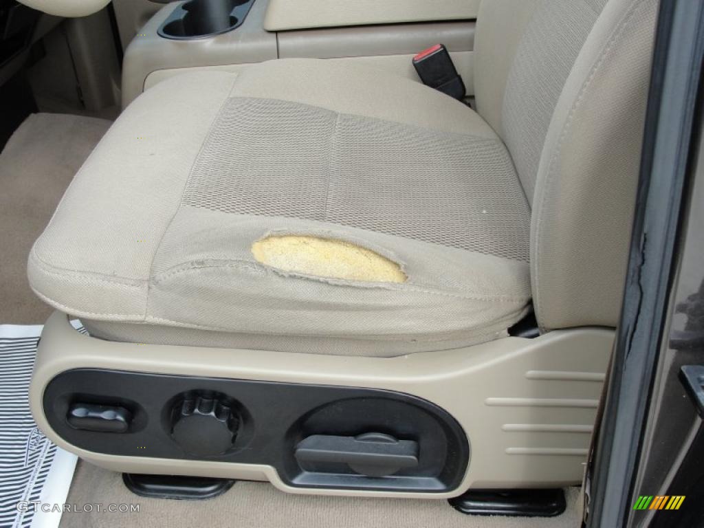 2005 F150 XLT SuperCrew - Dark Stone Metallic / Tan photo #29
