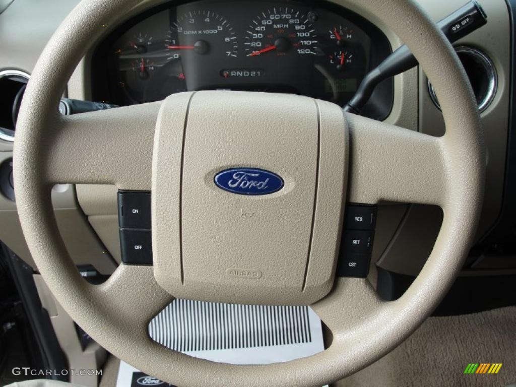 2005 F150 XLT SuperCrew - Dark Stone Metallic / Tan photo #33