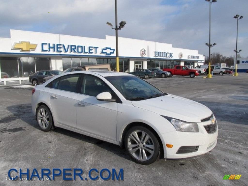 2011 Cruze LTZ - Summit White / Jet Black Leather photo #1