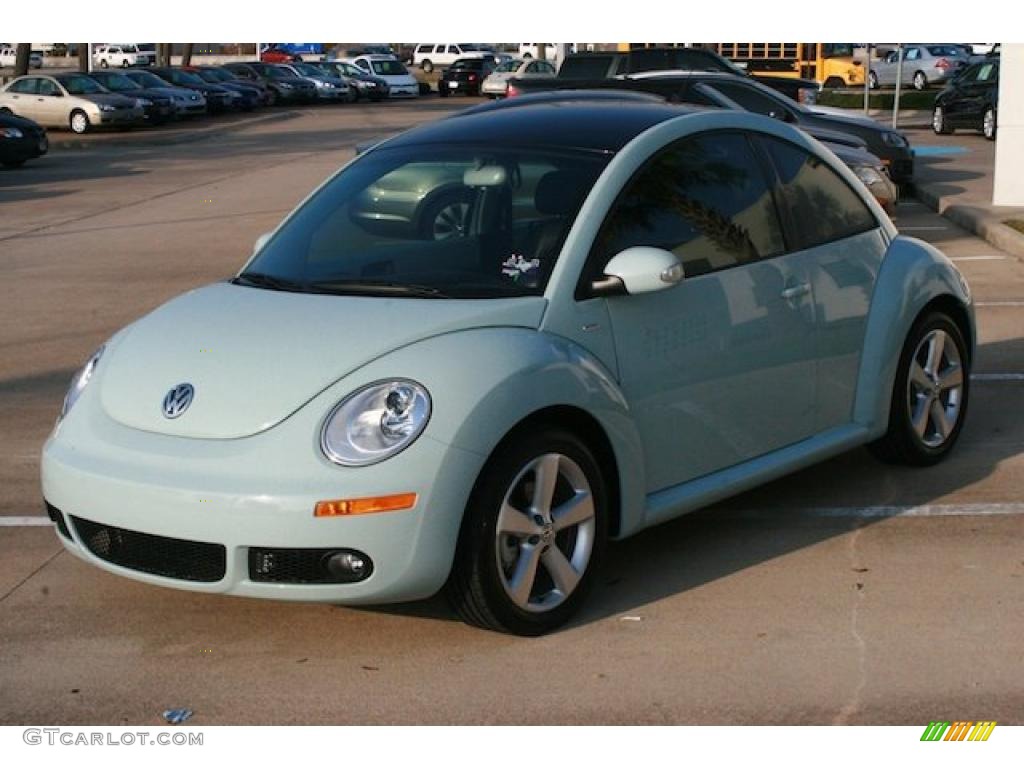 2010 New Beetle Final Edition Coupe - Aquarius Blue / Black photo #3