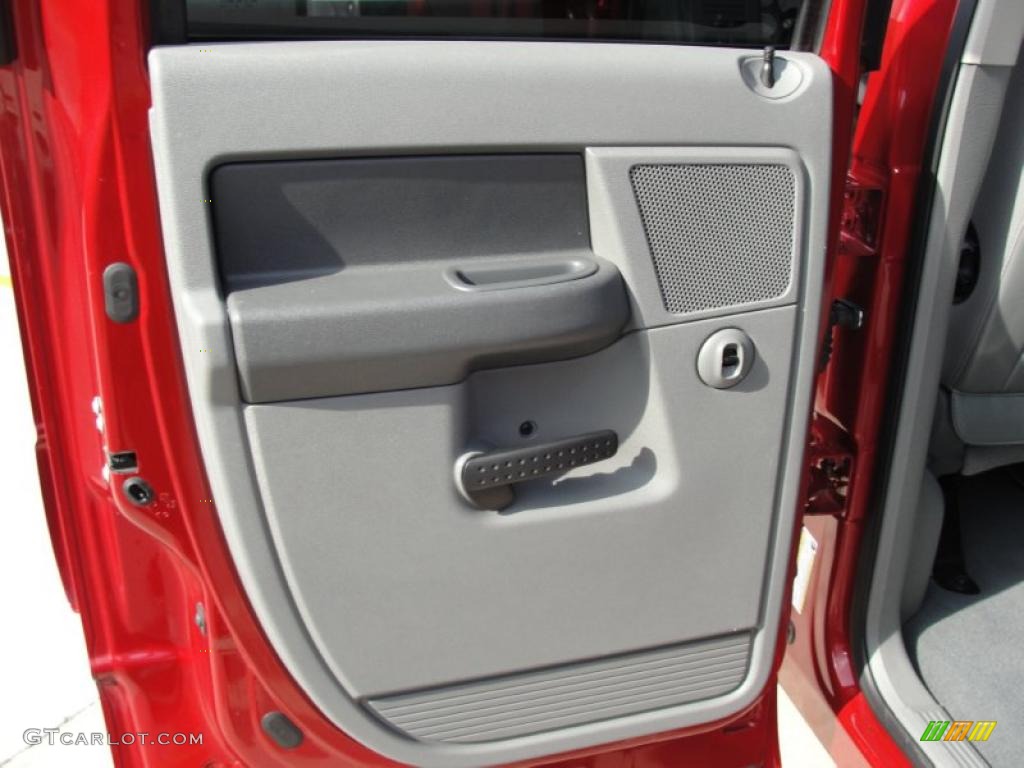 2008 Ram 1500 Lone Star Edition Quad Cab 4x4 - Flame Red / Medium Slate Gray photo #31
