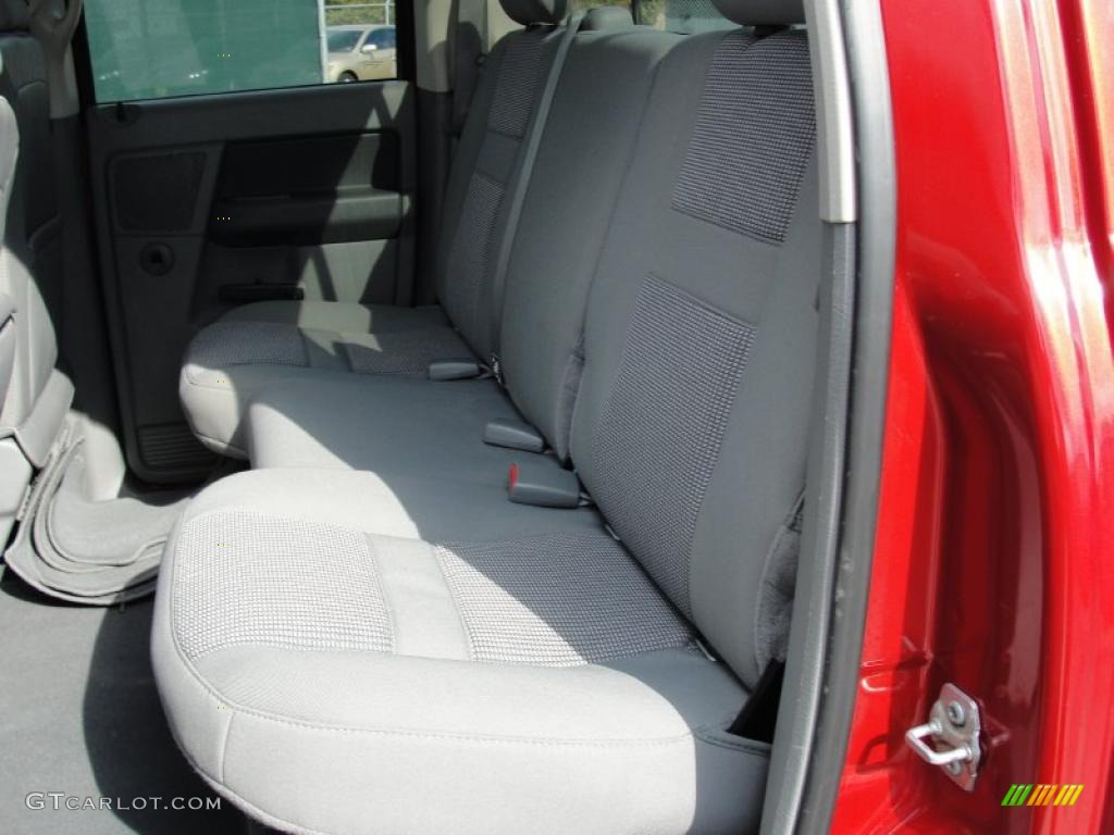 2008 Ram 1500 Lone Star Edition Quad Cab 4x4 - Flame Red / Medium Slate Gray photo #32