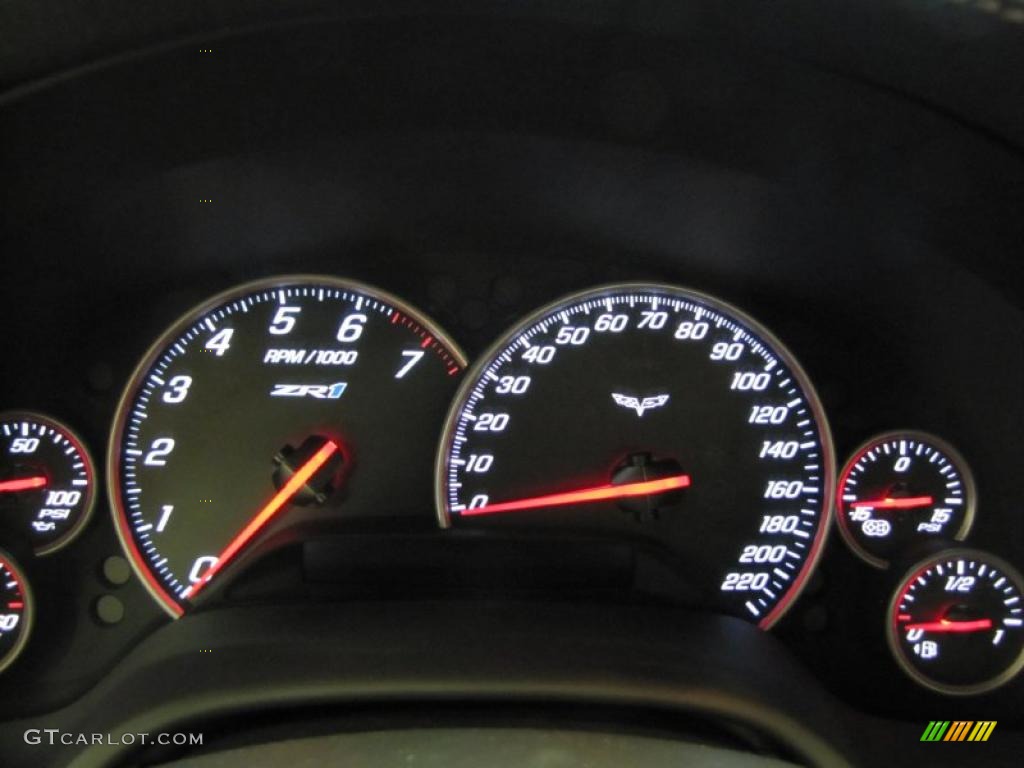 2011 Chevrolet Corvette ZR1 Gauges Photo #41617801