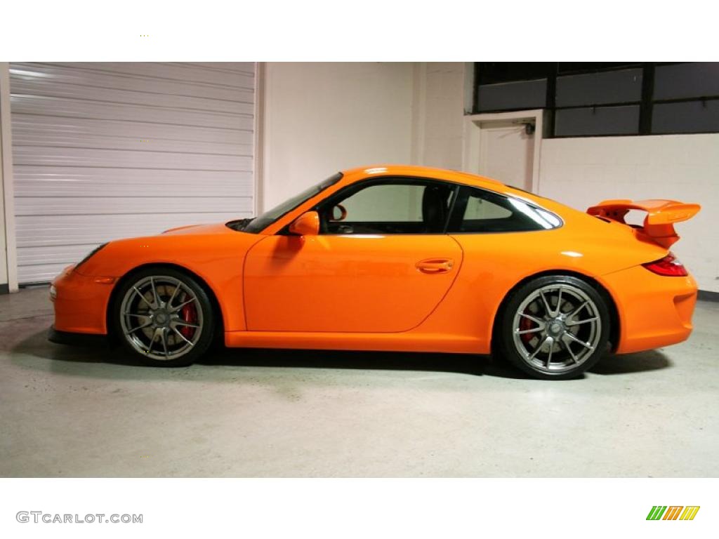 2010 911 GT3 - Orange / Black w/Alcantara photo #3