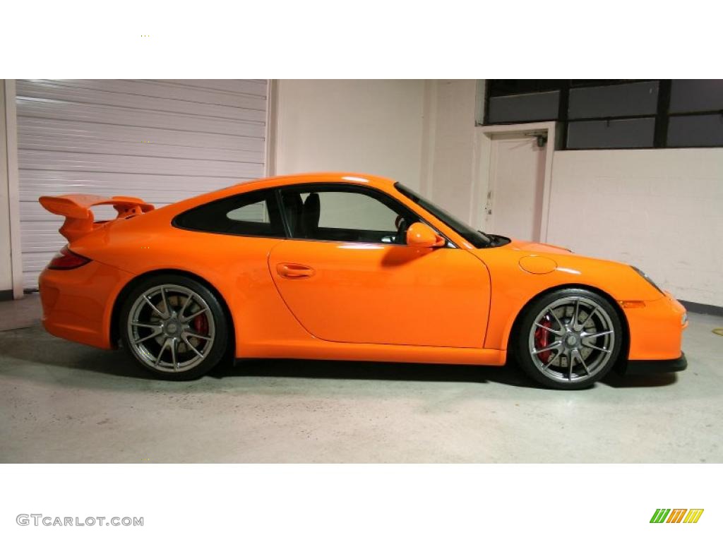 2010 911 GT3 - Orange / Black w/Alcantara photo #4