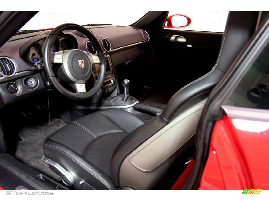 Black Interior 2006 Porsche Cayman S Photo #41618749