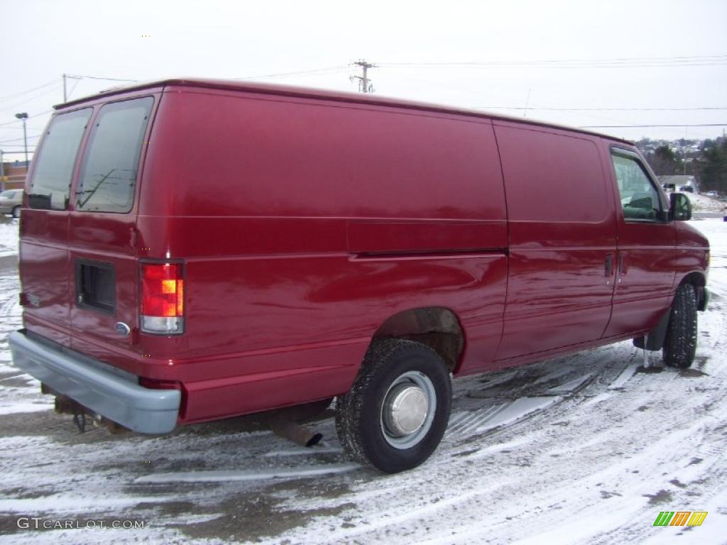 Toreador Red Metallic 2000 Ford E Series Van E350 Commercial Exterior Photo #41618906
