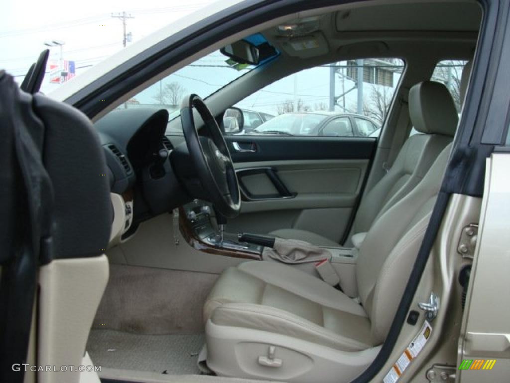 Warm Ivory Interior 2008 Subaru Outback 3.0R L.L.Bean Edition Wagon Photo #41619446