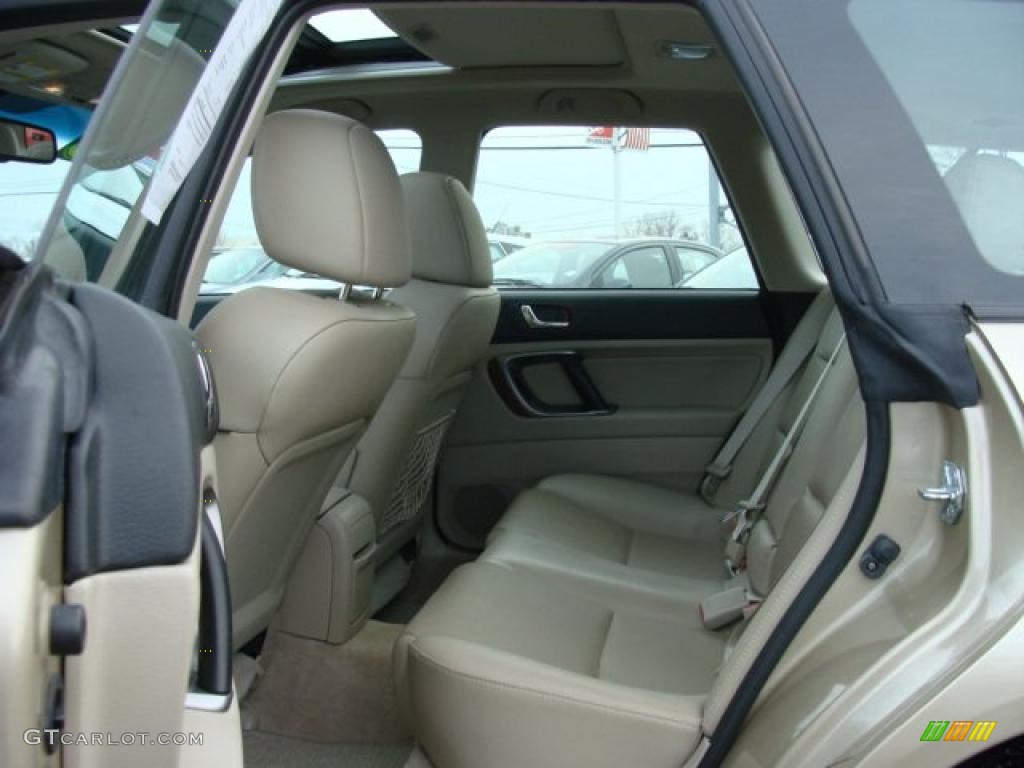 Warm Ivory Interior 2008 Subaru Outback 3.0R L.L.Bean Edition Wagon Photo #41619502
