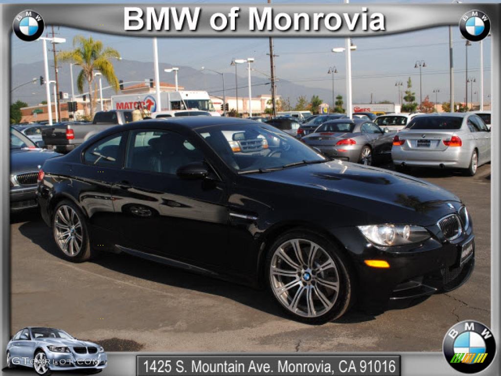 2009 M3 Coupe - Jet Black / Black Novillo Leather photo #1