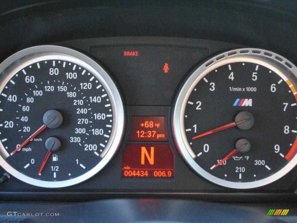 2009 BMW M3 Coupe Gauges Photo #41620046