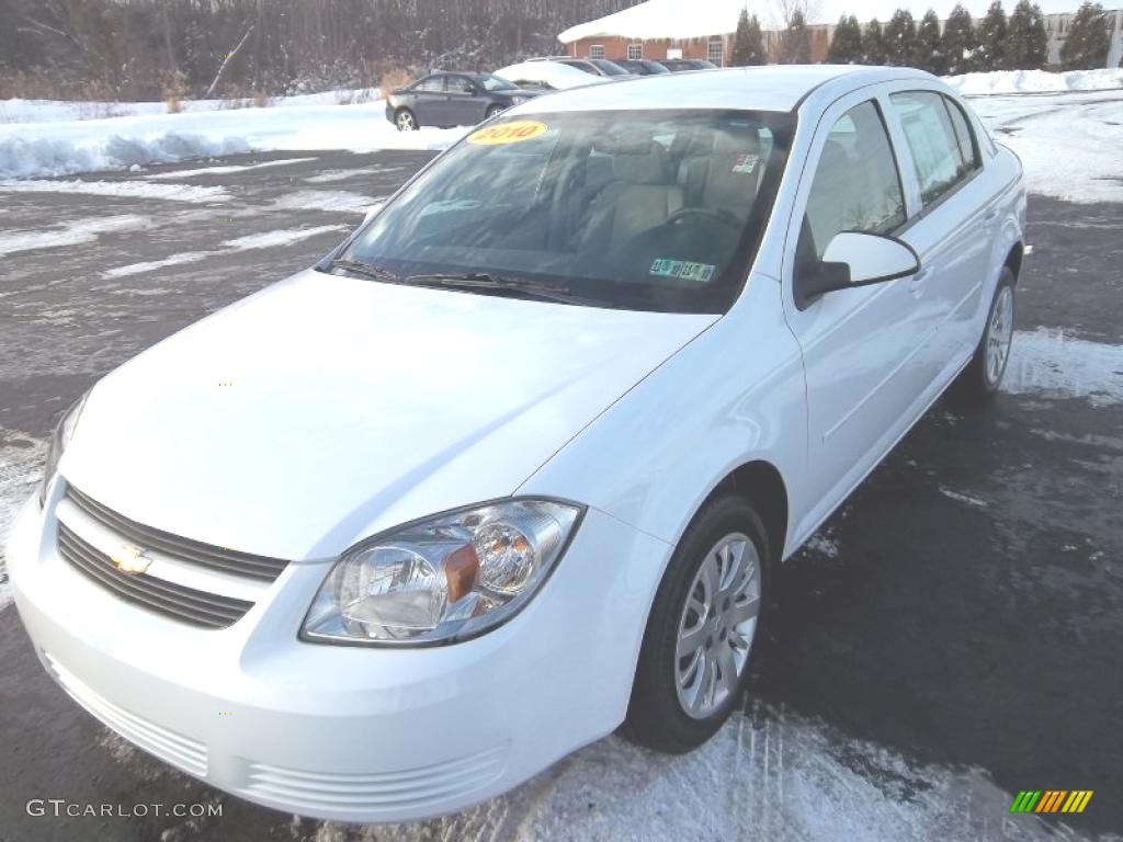 2010 Cobalt LT Sedan - Summit White / Ebony photo #3
