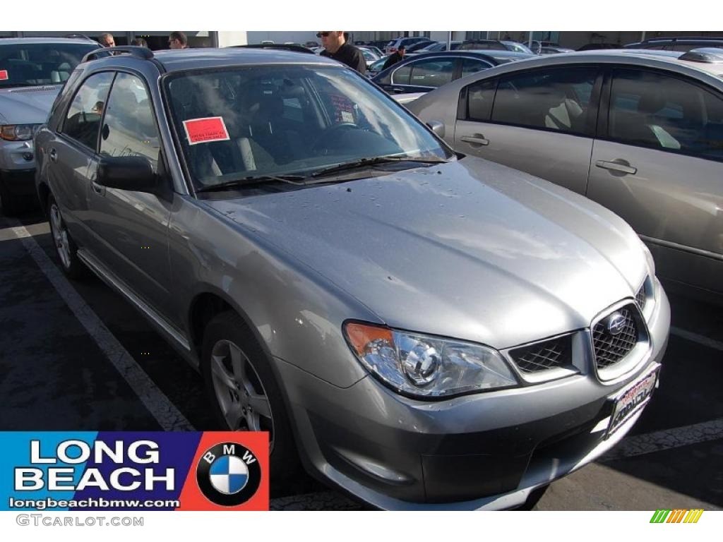 2007 Impreza 2.5i Wagon - Crystal Gray Metallic / Anthracite Black photo #1