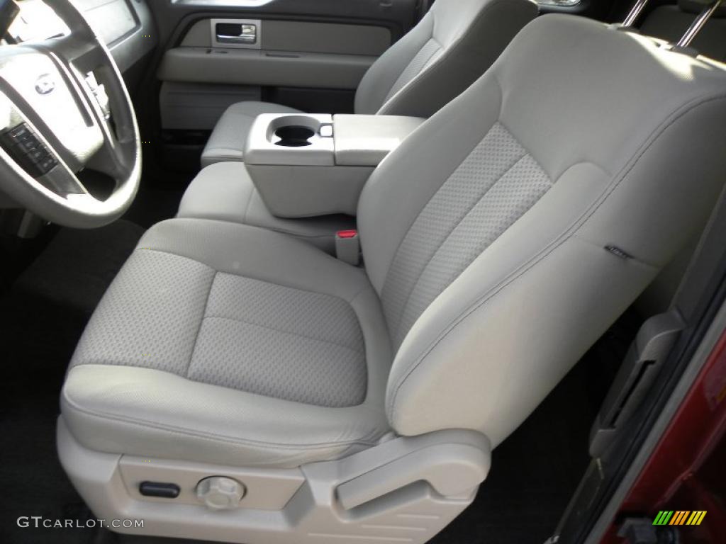 Stone/Medium Stone Interior 2009 Ford F150 XLT SuperCab Photo #41624290