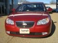 2008 Apple Red Pearl Hyundai Elantra SE Sedan  photo #7