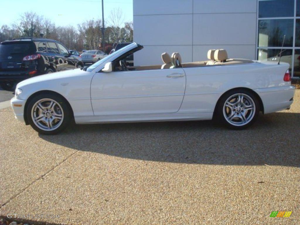 2006 3 Series 330i Convertible - Alpine White / Sand photo #3