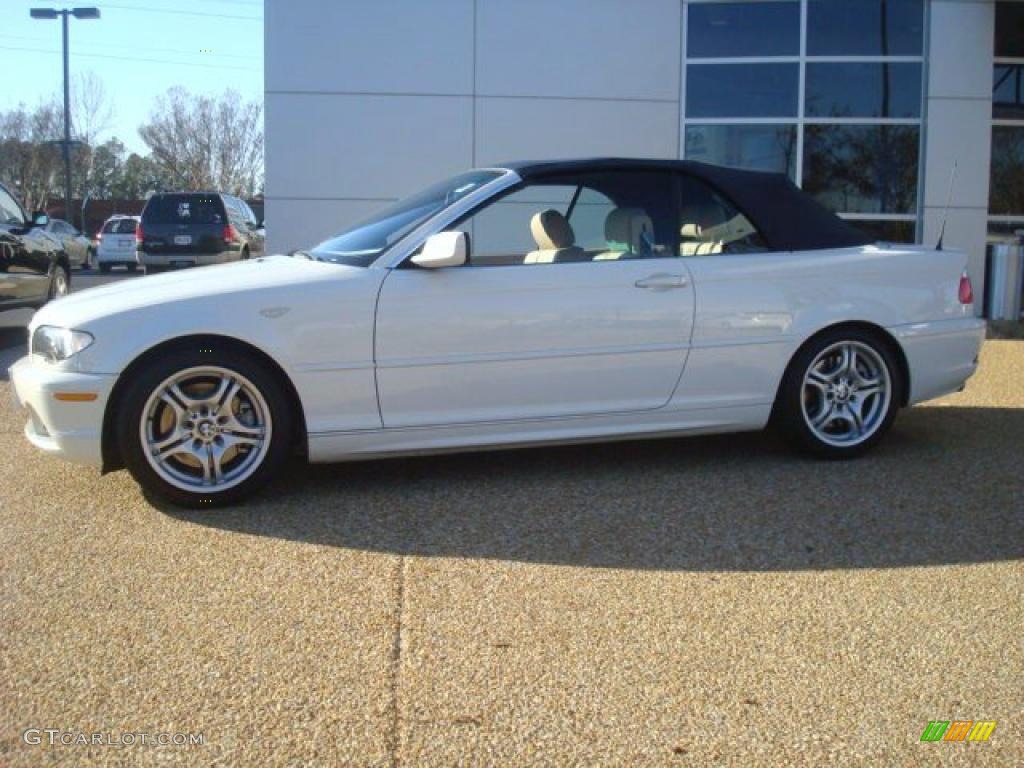 2006 3 Series 330i Convertible - Alpine White / Sand photo #19