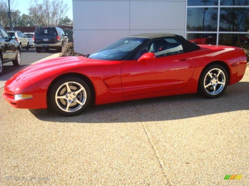 2004 Corvette Convertible - Torch Red / Black photo #2
