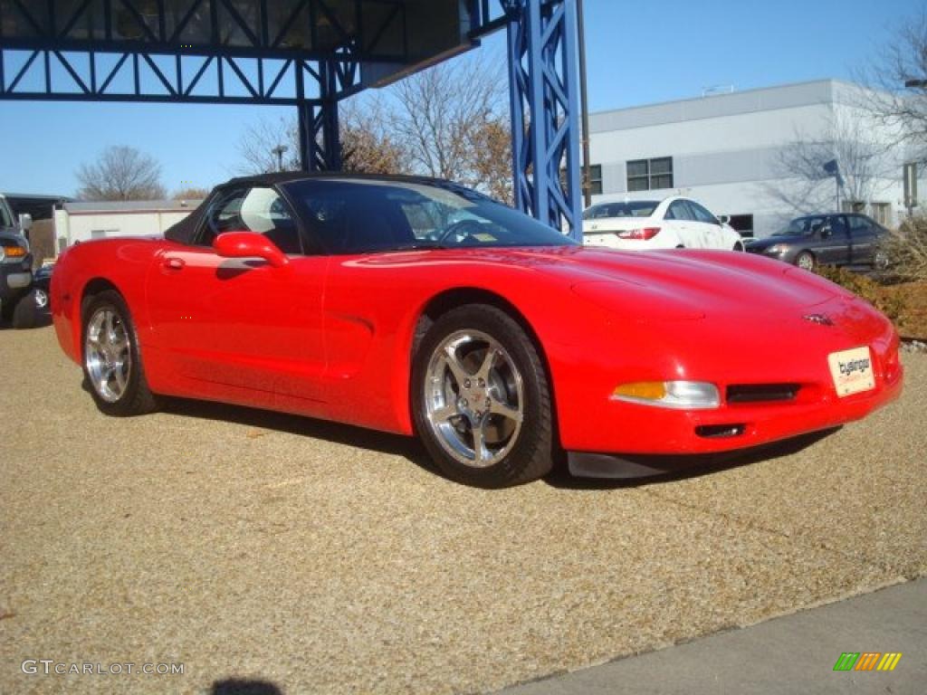 2004 Corvette Convertible - Torch Red / Black photo #6
