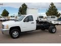 Summit White 2008 Chevrolet Silverado 3500HD Regular Cab Chassis