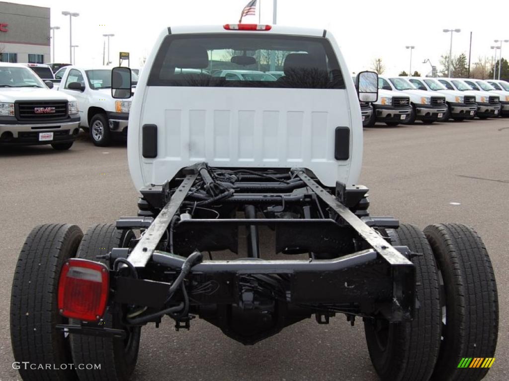 2008 Silverado 3500HD Regular Cab Chassis - Summit White / Dark Titanium photo #10