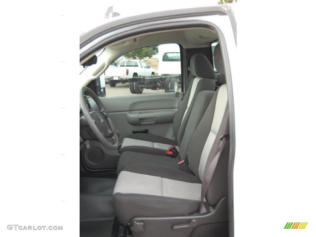 2008 Silverado 3500HD Regular Cab Chassis - Summit White / Dark Titanium photo #11