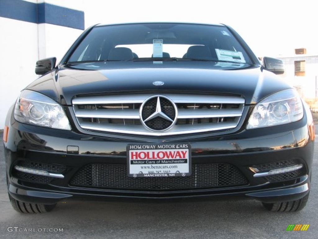 2011 C 300 Sport 4Matic - Black / Black photo #2