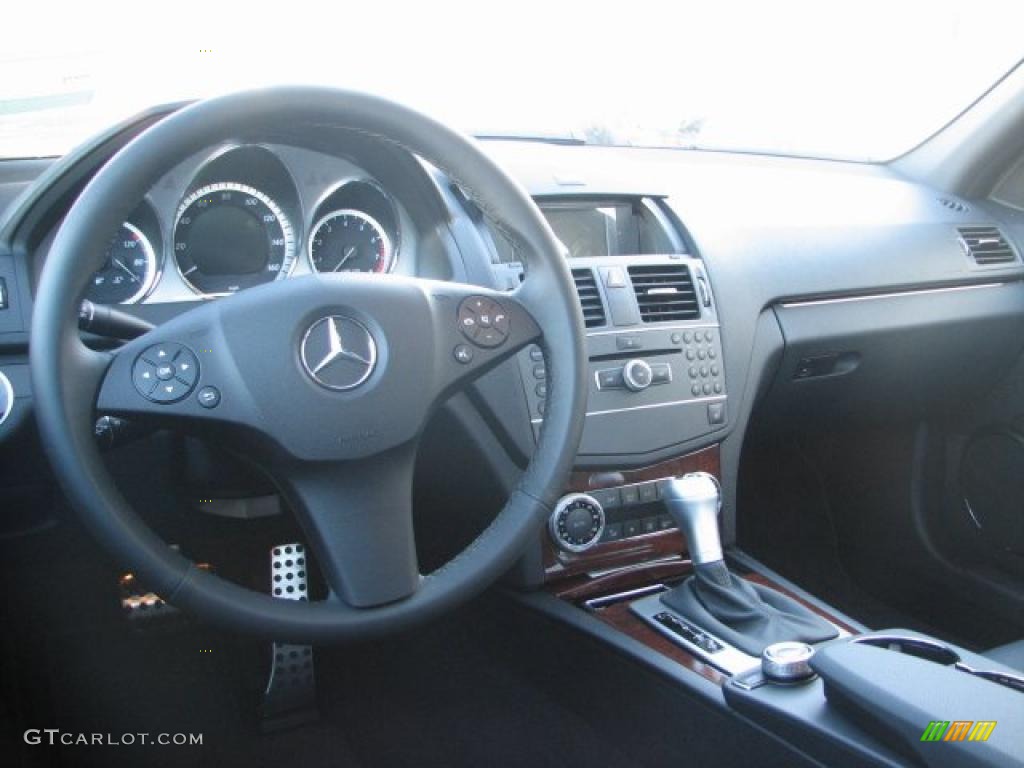 Black Interior 2011 Mercedes-Benz C 300 Sport 4Matic Photo #41627566