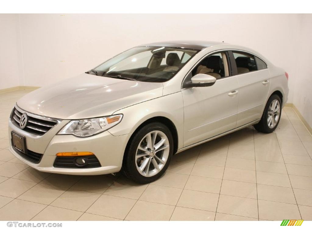 White Gold Metallic 2009 Volkswagen CC Luxury Exterior Photo #41628067