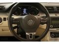 Cornsilk Beige Two-Tone 2009 Volkswagen CC Luxury Steering Wheel