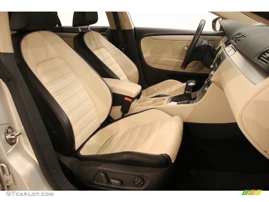 Cornsilk Beige Two-Tone Interior 2009 Volkswagen CC Luxury Photo #41628253