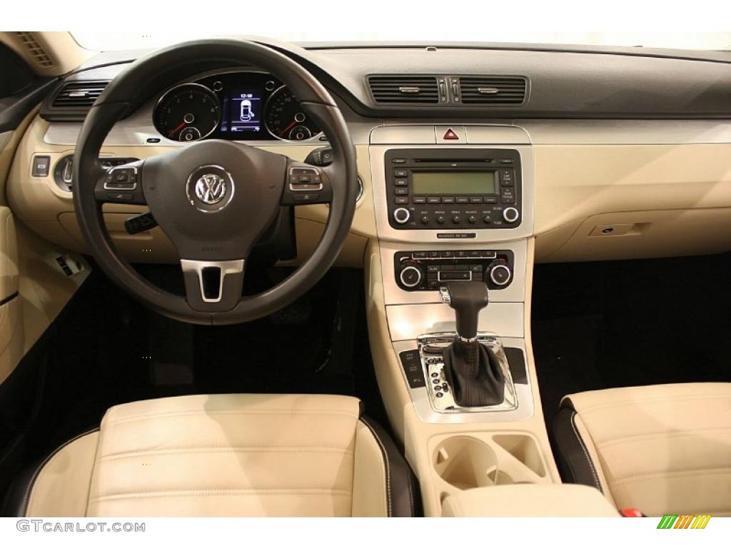 2009 Volkswagen CC Luxury Cornsilk Beige Two-Tone Dashboard Photo #41628301