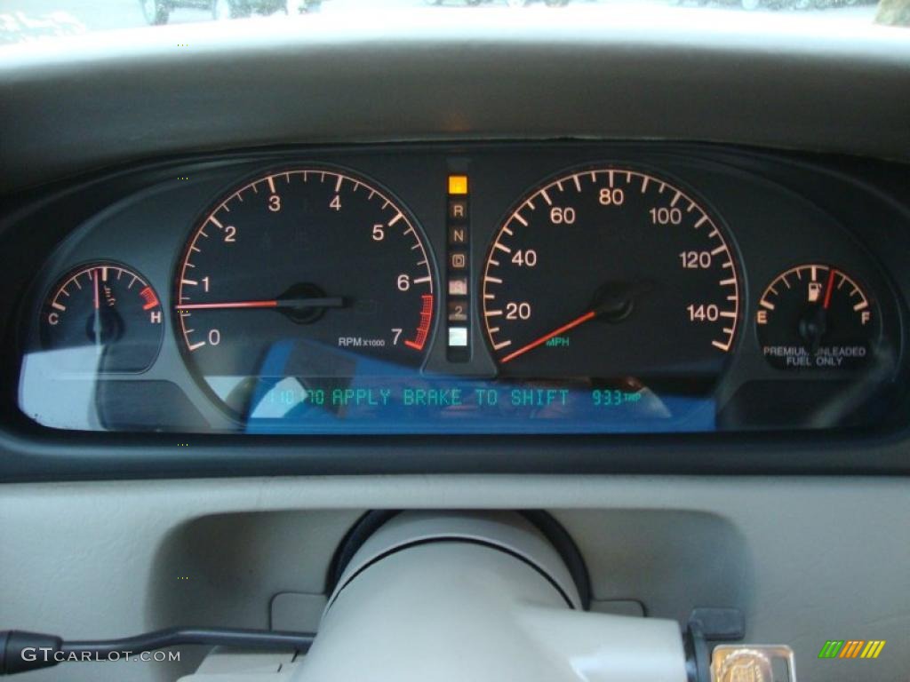 2000 Cadillac Eldorado ETC Gauges Photo #41628833
