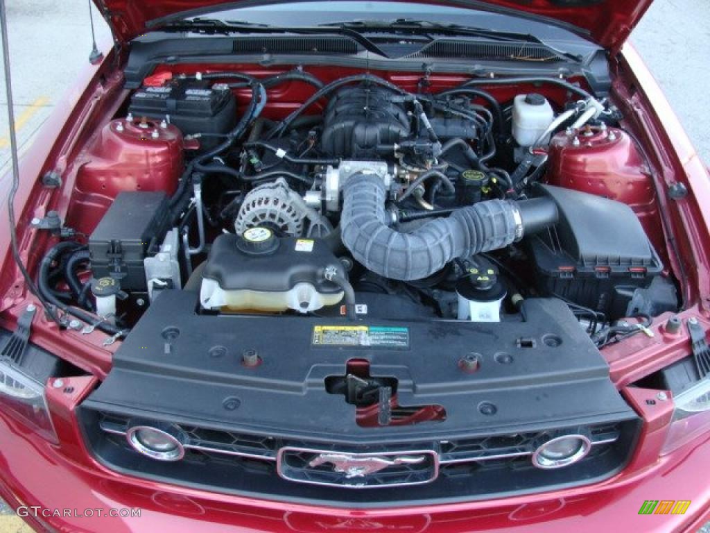 2007 Mustang V6 Premium Coupe - Redfire Metallic / Dark Charcoal photo #15