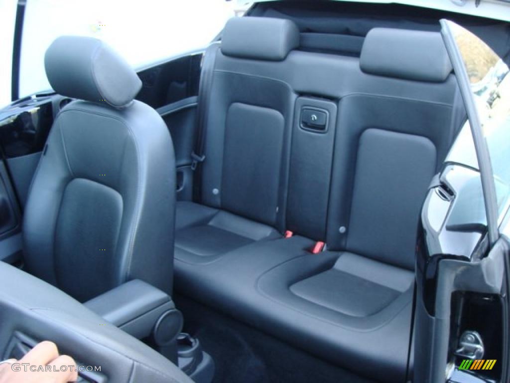 Black Interior 2008 Volkswagen New Beetle S Convertible Photo #41630535