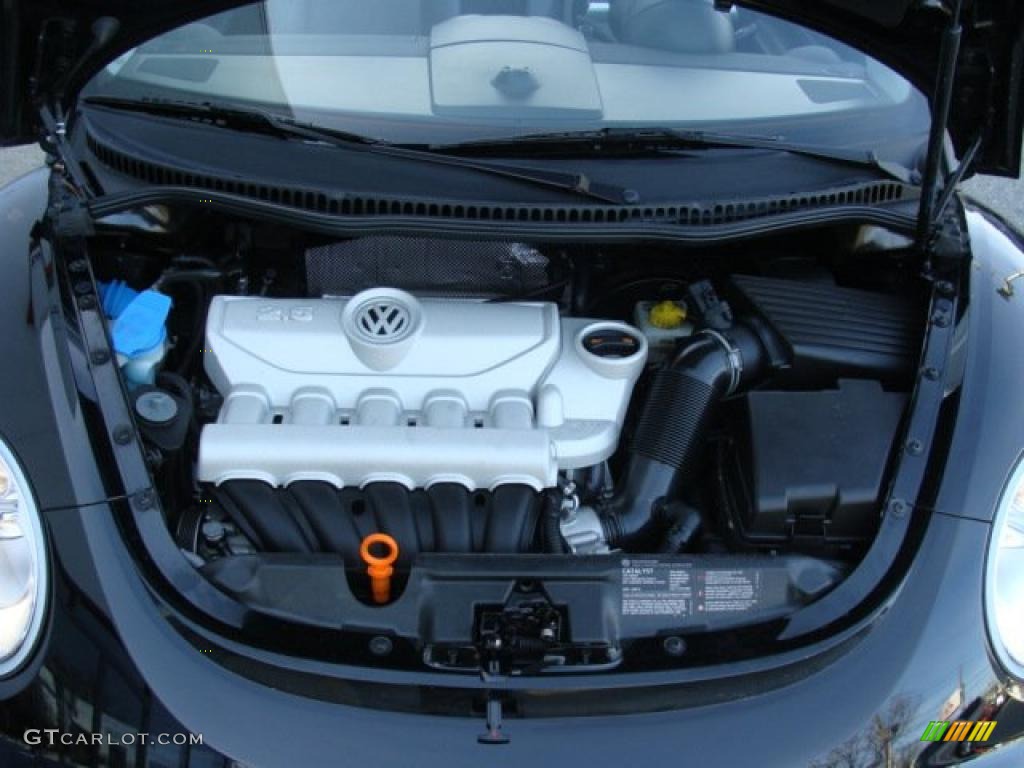 2008 Volkswagen New Beetle S Convertible 2.5L DOHC 20V 5 Cylinder Engine Photo #41630597