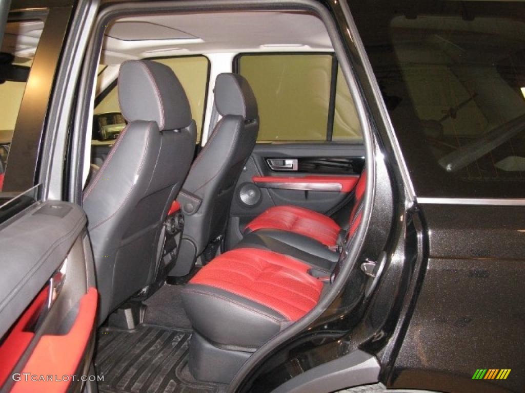 Jet/Pimento Duo-Tone Interior 2011 Land Rover Range Rover Sport Autobiography Photo #41633911