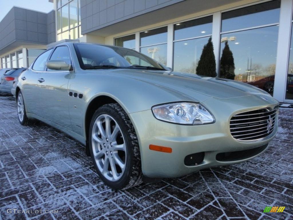 Verde Acquamarina (Aqua Green) 2005 Maserati Quattroporte Standard Quattroporte Model Exterior Photo #41634123