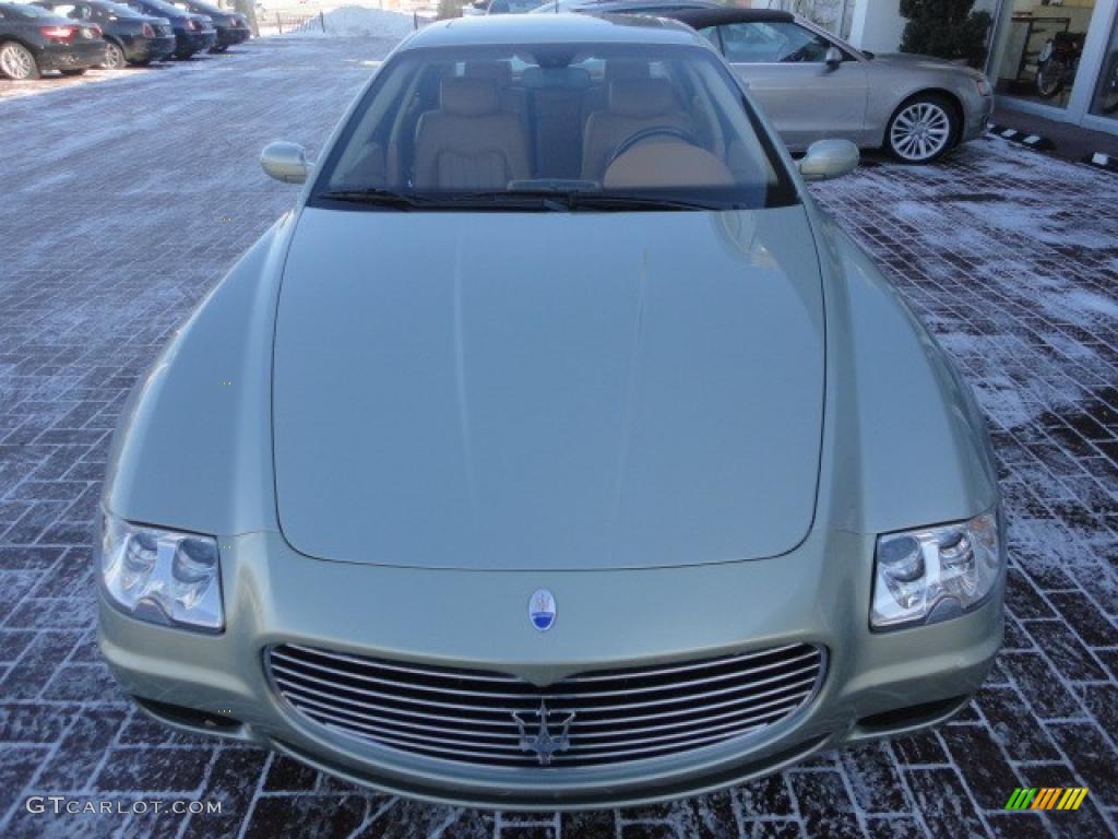 2005 Quattroporte  - Verde Acquamarina (Aqua Green) / Cuoio photo #4