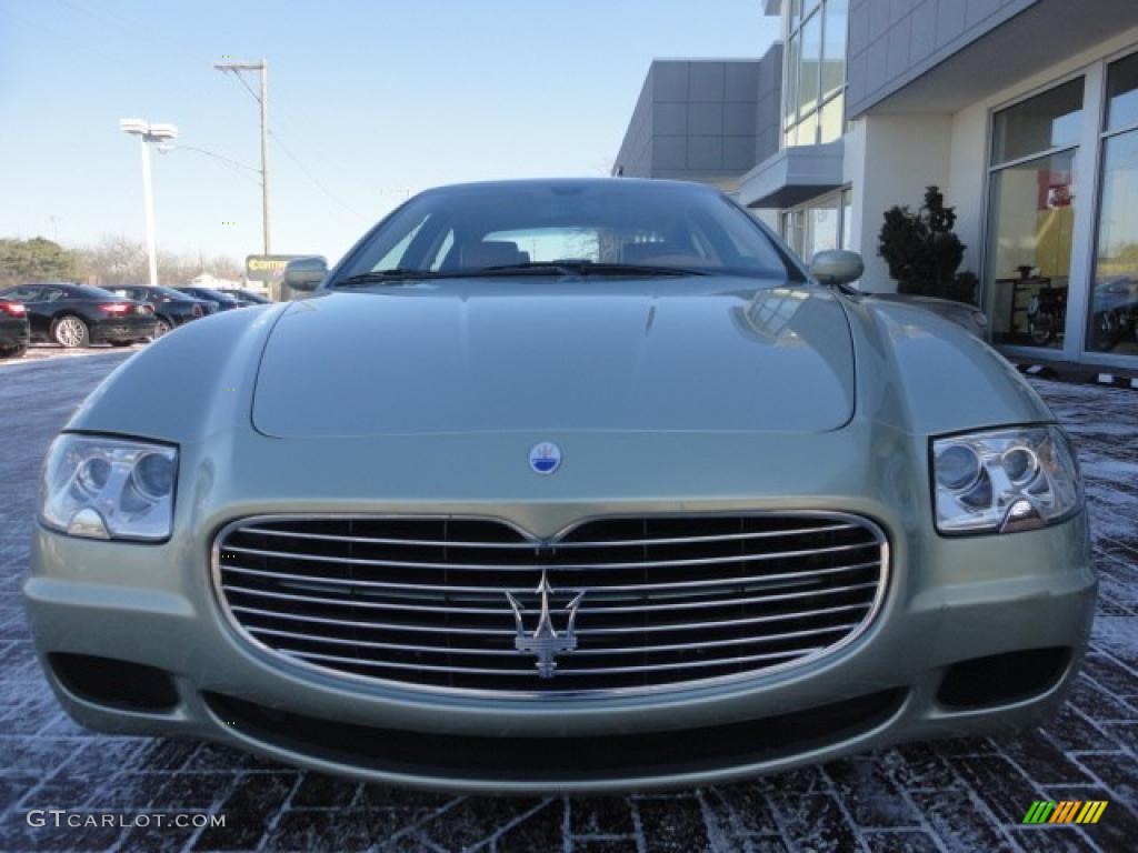 2005 Quattroporte  - Verde Acquamarina (Aqua Green) / Cuoio photo #5