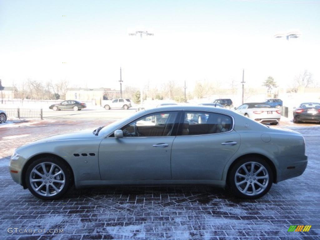 2005 Quattroporte  - Verde Acquamarina (Aqua Green) / Cuoio photo #7