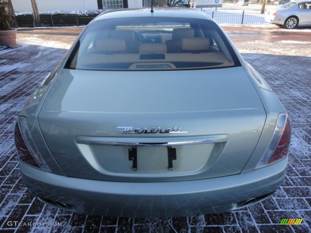 2005 Quattroporte  - Verde Acquamarina (Aqua Green) / Cuoio photo #10