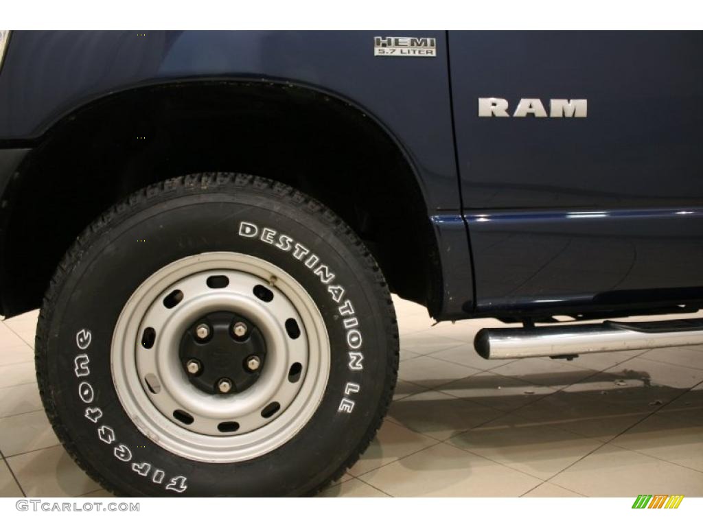 2008 Ram 1500 ST Quad Cab 4x4 - Patriot Blue Pearl / Medium Slate Gray photo #15