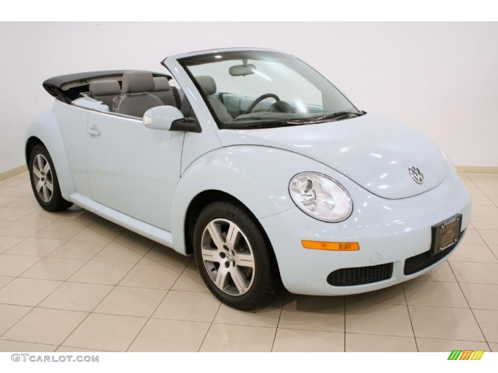 Aquarius Blue 2006 Volkswagen New Beetle 2.5 Convertible Exterior Photo #41634507