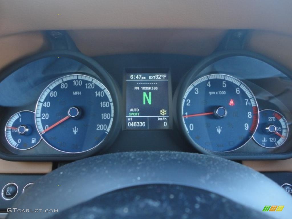 2005 Maserati Quattroporte Standard Quattroporte Model Gauges Photo #41634583