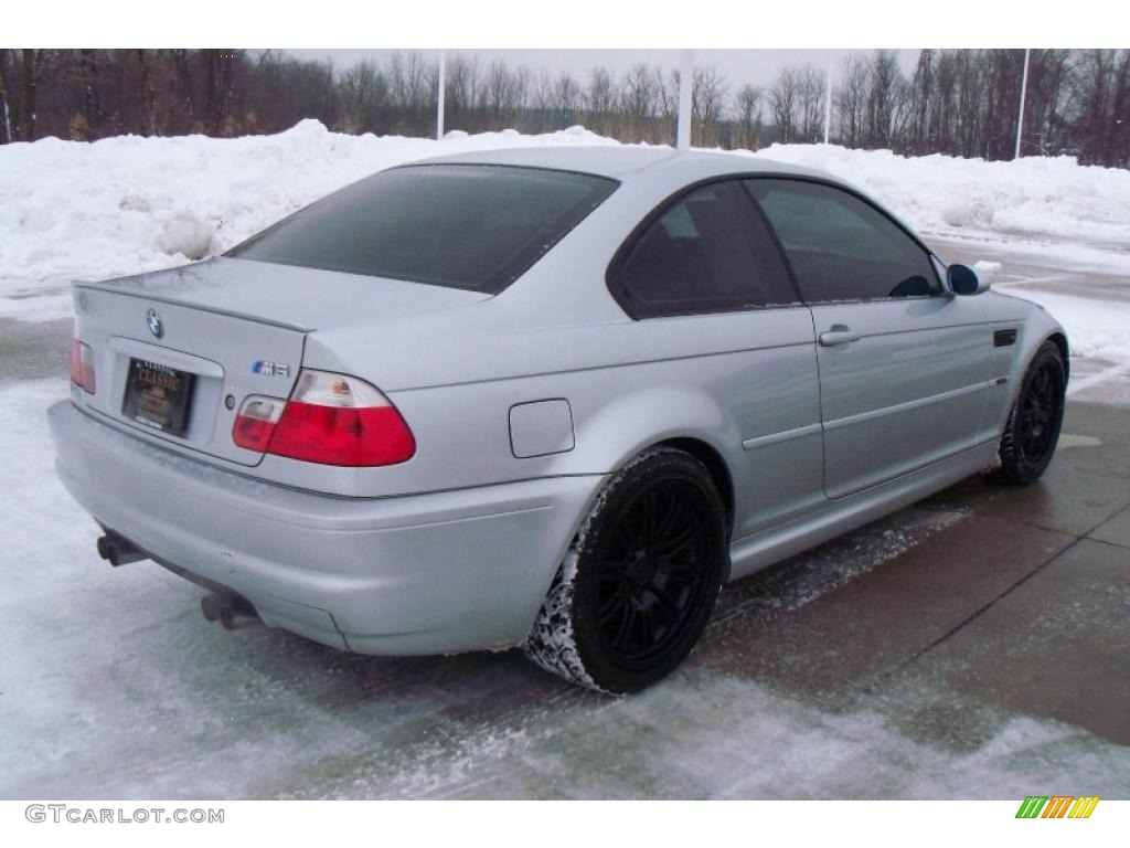 Titanium Silver Metallic 2002 BMW M3 Coupe Exterior Photo #41637687