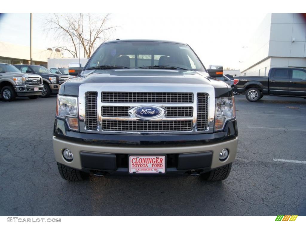 2010 F150 King Ranch SuperCrew 4x4 - Tuxedo Black / Chapparal Leather photo #7